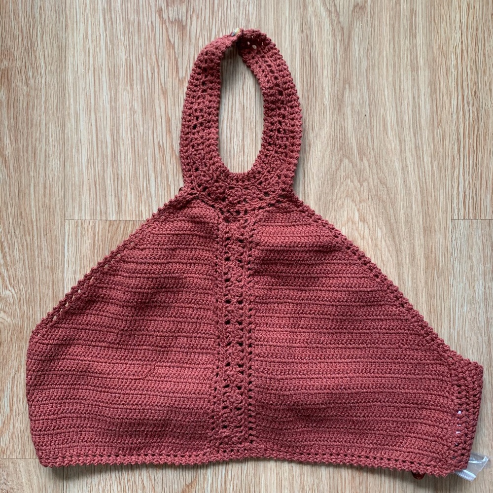 AE Crochet Halter Top